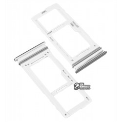 Держатель SIM-карты для Samsung A725 Galaxy A72, белый