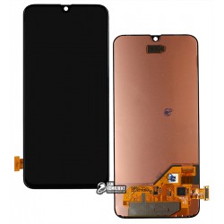Дисплей для Samsung A405F/DS Galaxy A40, черный, с сенсорным экраном (дисплейный модуль), оригинал (переклеено стекло)
