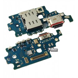 Шлейф для Samsung G996 Galaxy S21 Plus 5G, коннектора зарядки, оригинал (PRC), (плата зарядки) Шлейф для Samsung G996 Galaxy S21 Plus 5G, коннектора зарядки, оригинал (PRC), (плата зарядки)