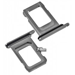 Держатель SIM-карты для Apple iPhone 11 Pro Max, серебристый, Matte Silver Держатель SIM-карты для Apple iPhone 11 Pro Max, серебристый, Matte Silver