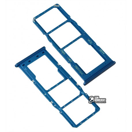 Тримач SIM-карти для Samsung A125F Galaxy A12, синій