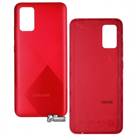 Задня панель корпуса для Samsung A025F/DS Galaxy A02s, червоний