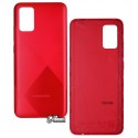 Задняя панель корпуса для Samsung A025F/DS Galaxy A02s, красный