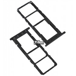 Держатель SIM-карты для Samsung A025F / DS Galaxy A02s, черный