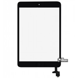 Тачскрін дляApple iPad Mini, iPad Mini 2 Retina, з мікросхемою, з кнопкою HOME, чорний, China quality Тачскрін дляApple iPad Mini, iPad Mini 2 Retina, з мікросхемою, з кнопкою HOME, чорний, China quality