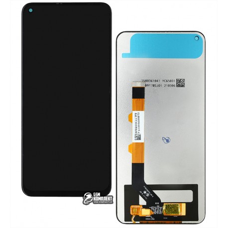 Дисплей для Xiaomi Redmi Note 9T, черный, с сенсорным экраном, High Copy