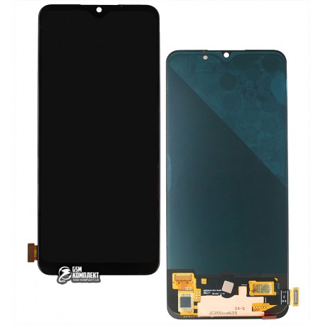 Дисплей Oppo A73 4G 2020 року, чорний, з сенсорним екраном (дисплейний модуль), (OLED), High Copy