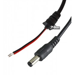 Штекер питания к ноутбуку 5,5/1.7мм, с кабелем и ферритом 19V/1.58A