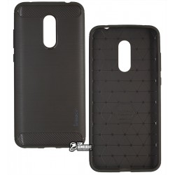 Чехол для Xiaomi Redmi 5 Plus, Carbon, силиконовый, черный