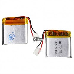 Аккумулятор универсальный, 28 мм, 27,5 мм, 8 мм, Li-ion, 3,7 В, 500 мАч 582728P Аккумулятор универсальный, 28 мм, 27,5 мм, 8 мм, Li-ion, 3,7 В, 500 мАч 582728P