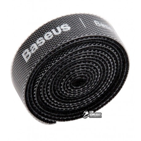 Стяжка липучка для проводів Baseus Colourful Circle Velcro strap 1m