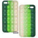 Чохол для iPhone 7 Plus, iPhone 8 Plus, Pop-It Case, зелено-молочний