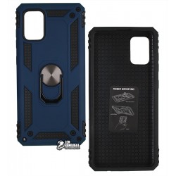Чохол для Samsung A715 Galaxy A71 (2020), Antishock, силіконовий, с кольцом держателем Чохол для Samsung A715 Galaxy A71 (2020), Antishock, силіконовий, с кольцом держателем