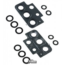 Стекло камеры для Samsung A525 Galaxy A52, черный