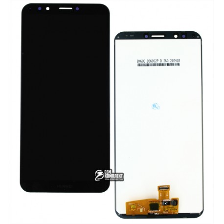 Дисплей Huawei Nova 2 Lite, Y7 Prime (2018), Y7 Pro (2018), чорний, з тачскріном, grade B, High Copy