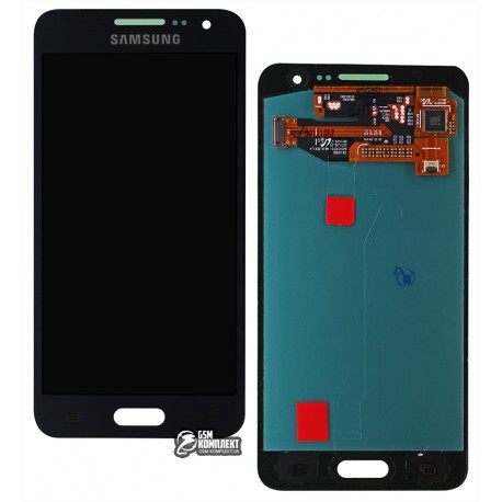 Дисплей Samsung A300 Galaxy A3, A300F Galaxy A3, A300FU Galaxy A3, A300H Galaxy A3, синій, з тачскріном, (OLED), High Copy