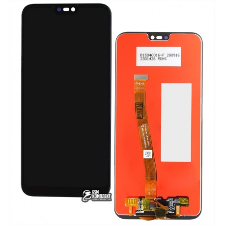 Дисплей для Huawei P20 Lite, черный, с сенсорным экраном, без логотипа, High Copy, ANE-L21 / ANE-LX1