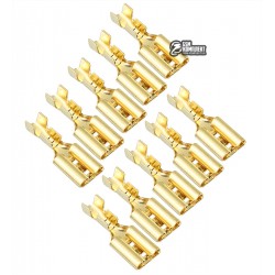 Клема неізольована типу мама 4,8 мм, 10шт