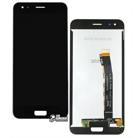 Дисплей для Asus ZenFone 4 (ZE554KL), черный, с сенсорным экраном