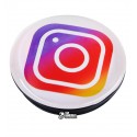 Попсокетбілий Social Networks Series with Glass (instagram)
