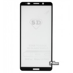 Закаленное защитное стекло для Huawei Mate 10 Pro, 3D, черное