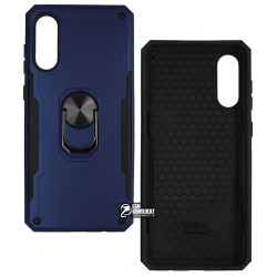 Чехол для Samsung A022 Galaxy A02, Antishock, силиконовый, с кольцом держателем