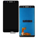 Дисплей для Huawei Honor 7, черный, с тачскрином, High quality, PLK-L01