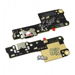 Шлейф для Xiaomi Redmi 7A, конектора зарядки, з компонентами, з мікрофоном, оригінал (PRC), (плата зарядки), MZB7995IN, M1903C3EG, M1903C3EH, M1903... Шлейф для Xiaomi Redmi 7A, конектора зарядки, з компонентами, з мікрофоном, оригінал (PRC), (плата зарядки), MZB7995IN, M1903C3EG, M1903C3EH, M1903...