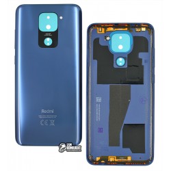 Задня панель корпусу Xiaomi Redmi Note 9, cеро-синя