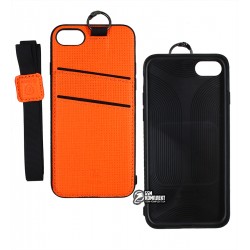 Чехол защитный Baseus Lang для iPhone 7, силиконовый, с шнурком