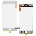 Стекло дисплея для iPhone 6S Plus, с рамкой, с OCA-пленкой, белое
