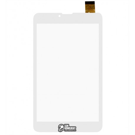 Тачскрін для китайського планшета 7 ", для Assistant AP-755G, 184 мм, 104 мм, 30 pin, ємнісний, білий, (GT70PG172 / XLD708-V0)