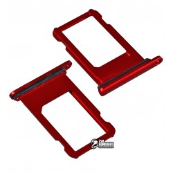 Держатель SIM-карты для Apple iPhone 8 Plus, red