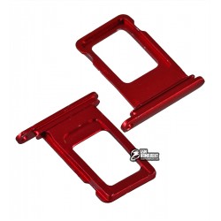 Держатель SIM-карты Apple iPhone XR, красный