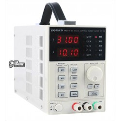 Лабораторний блок живлення Korad KA3010D, програмований, 30V 10A, з цифровою індикацією Лабораторний блок живлення Korad KA3010D, програмований, 30V 10A, з цифровою індикацією
