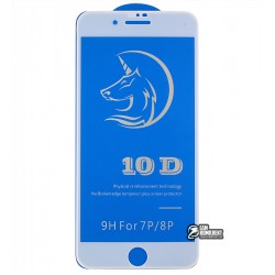 Защитное стекло для iPhone 7 Plus, iPhone 8 Plus, 3D, Titanium, белое