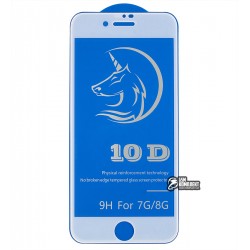 Защитное стекло для iPhone 7, iPhone 8, iPhone SE (2020), 3D, Titanium, белое Защитное стекло для iPhone 7, iPhone 8, iPhone SE (2020), 3D, Titanium, белое