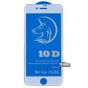 Захисне скло для iPhone 7, iPhone 8, iPhone SE (2020), 3D, Titanium, біле
