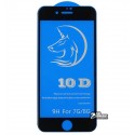 Защитное стекло для iPhone 7, iPhone 8, iPhone SE (2020), 3D, Titanium, черное