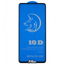 Захисне скло для Samsung A515 Galaxy A51 (2019), A525 Galaxy A52, A526 Galaxy A52, 3D, Titanium, чорне