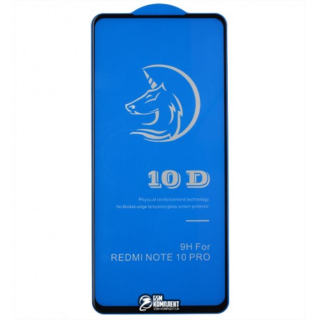 Захисне скло для Xiaomi Redmi Note 10 Pro, Redmi Note 10 Pro Max, Redmi K40, Redmi K40 Pro, Redmi K40 Pro +, Poco F3, Titanium, 4D, чорне