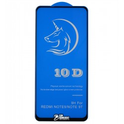 Защитное стекло для Xiaomi Redmi Note 9, Redmi Note 9T, 4D, Titanium, черное Защитное стекло для Xiaomi Redmi Note 9, Redmi Note 9T, 4D, Titanium, черное
