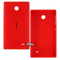 Задня панель корпусу для Nokia X Dual Sim, червона, з боковими кнопками Задня панель корпусу для Nokia X Dual Sim, червона, з боковими кнопками