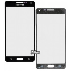Стекло дисплея Samsung A500F Galaxy A5, A500FU Galaxy A5, A500H Galaxy A5, A500M Galaxy A5, черное