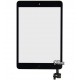 Тачскрин для планшетов iPad Mini, iPad Mini 2 Retina, с кнопкой HOME, с микросхемой , черный