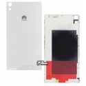 Задня панель корпусу Huawei Ascend P6-U06, P6-U00, P6-T00, біла