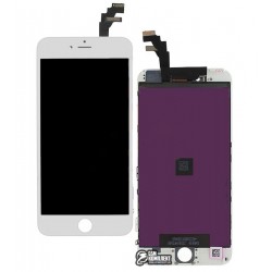 Дисплей iPhone 6 Plus, белый, с рамкой, с сенсорным экраном (дисплейный модуль), copy, Tianma Дисплей iPhone 6 Plus, белый, с рамкой, с сенсорным экраном (дисплейный модуль), copy, Tianma