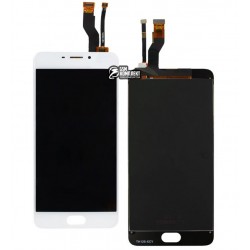 Дисплей для Meizu M5 Note, белый, с сенсорным экраном (дисплейный модуль), original (PRC)