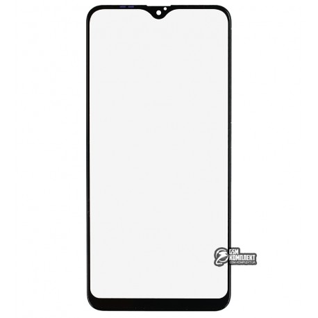 Скло дисплея Samsung A105F / DS Galaxy A10, з OCA-плівкою, чорний колір