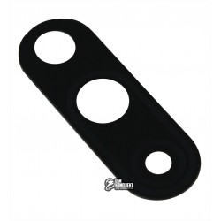 Скло камери для OnePlus 7, розмір 28,9 x 9,7 мм, чорне